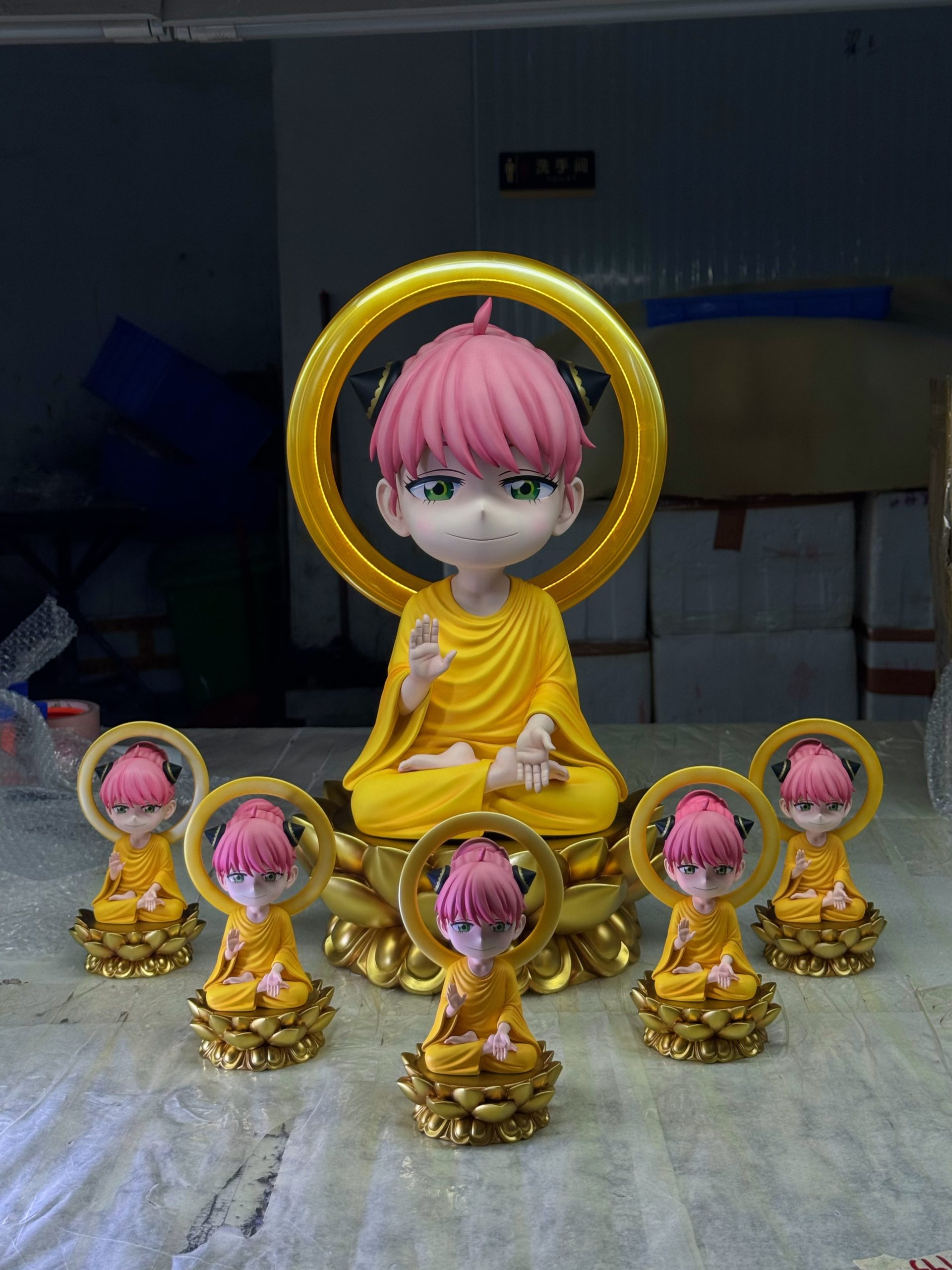 GULUGULU Studio - Spy x Family Eastern Mythology Series Anya Forger cosplays Buddha