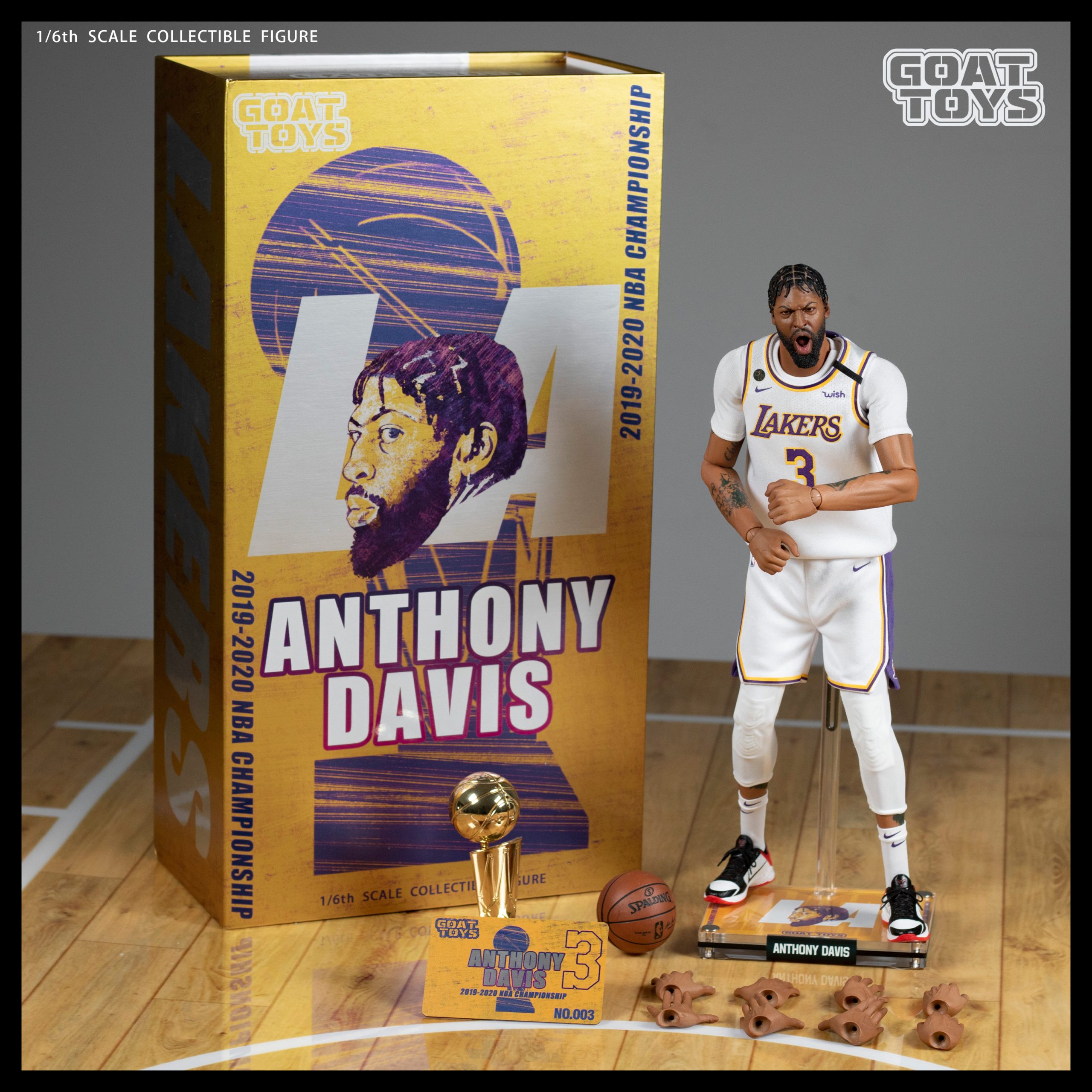 Goat Toys Studio – NBA 1/6 Anthony Davis LAL Championship Set