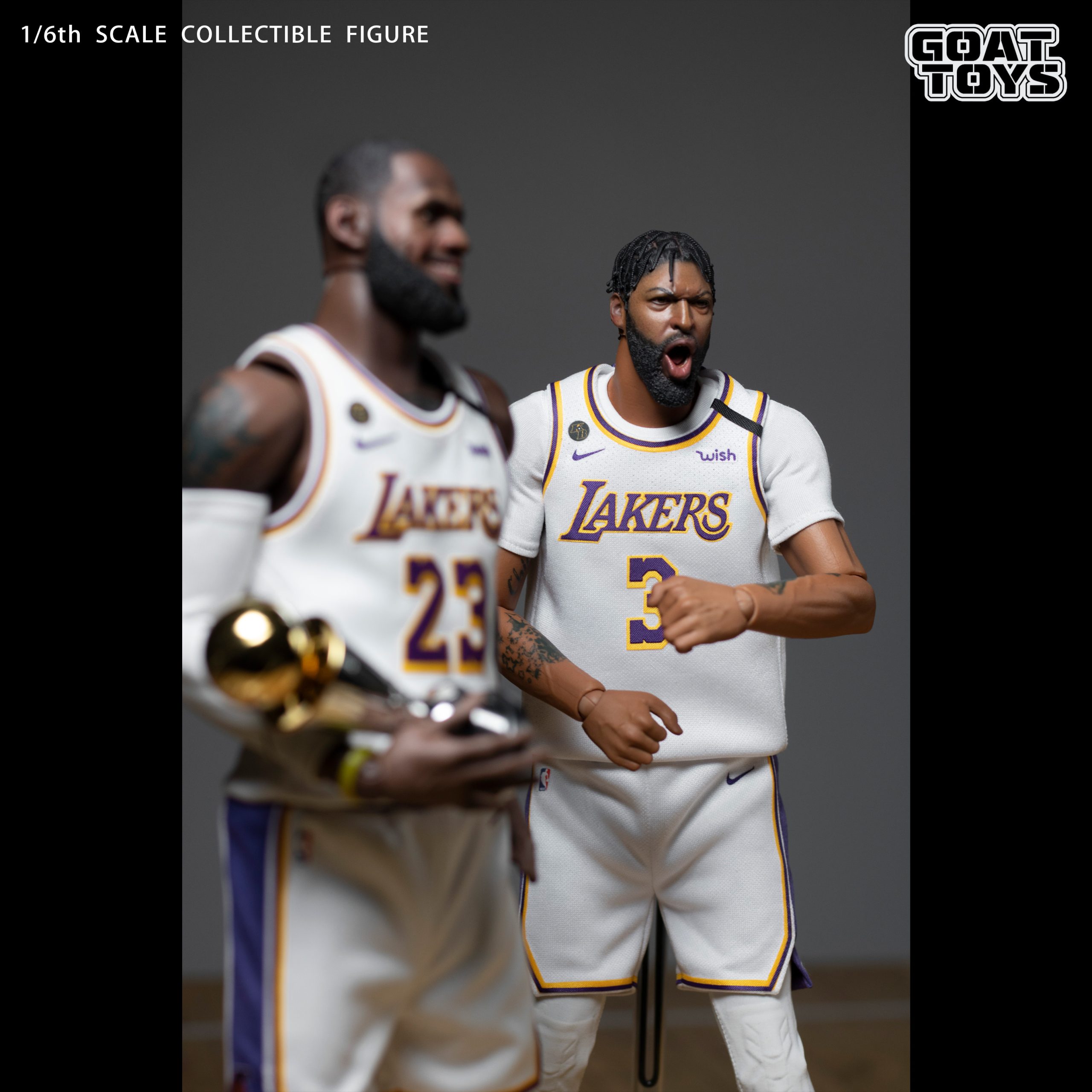 Goat Toys Studio – NBA 1/6 Anthony Davis LAL Championship Set