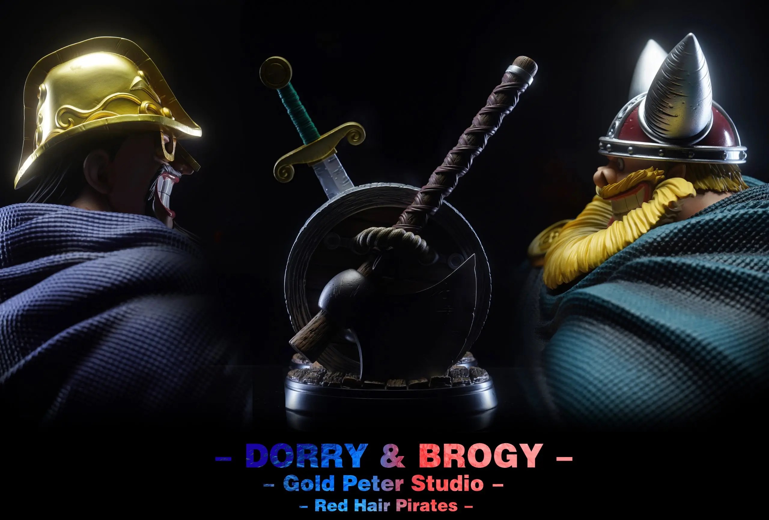 Gold Peter Studio - Red Hair Pirates Dorry x Brogy One Piece