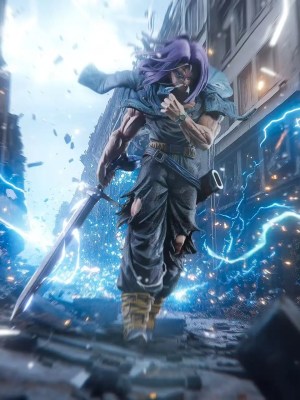 Good Man Studio - Dragon Ball Sword-wielding Trunks Good Man Studio - Dragon Ball Sword-wielding Trunks