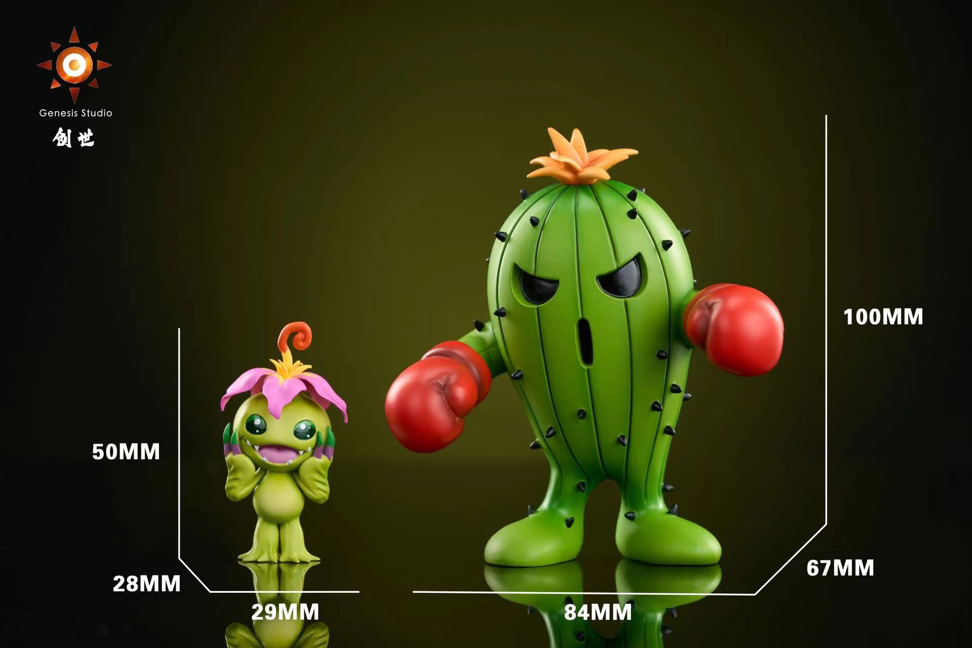 Genesis Studio - Digimon Togemon & Palmon