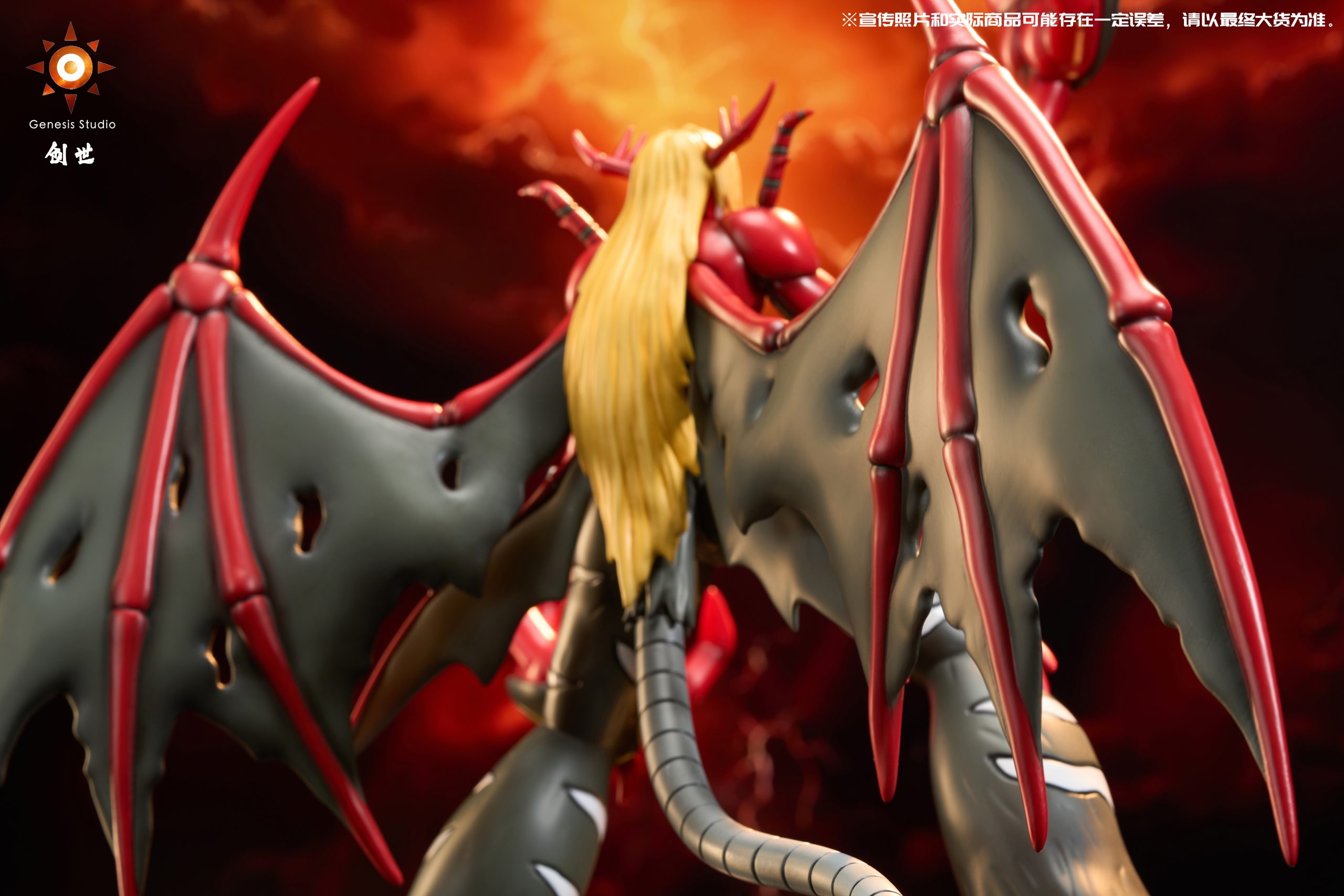 デジモン GENESIS-STUDIO ヴァンデモン フィギュア Genesis Studio Digimon Monster Vamdemon Resin Figure Model