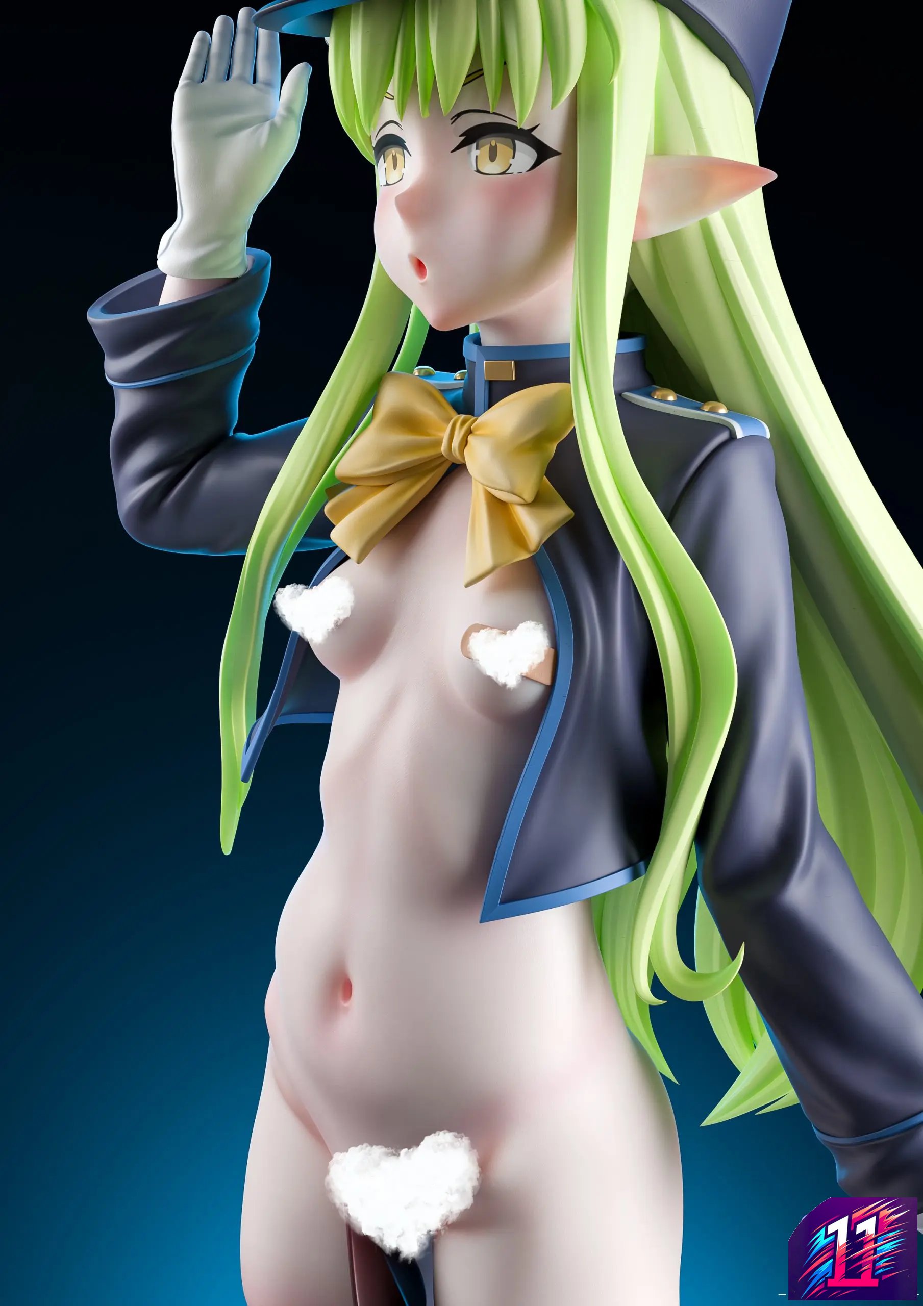 Genius Bee Studio - Highlander Railroad Academy Tachibana Hikari X Tachibana Nozomi Blue Archive