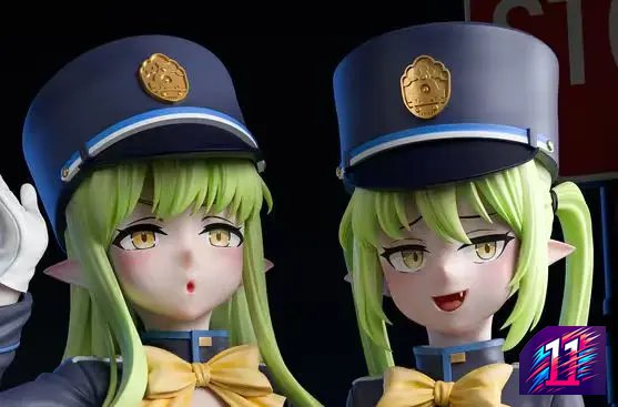 Genius Bee Studio - Highlander Railroad Academy Tachibana Hikari X Tachibana Nozomi Blue Archive