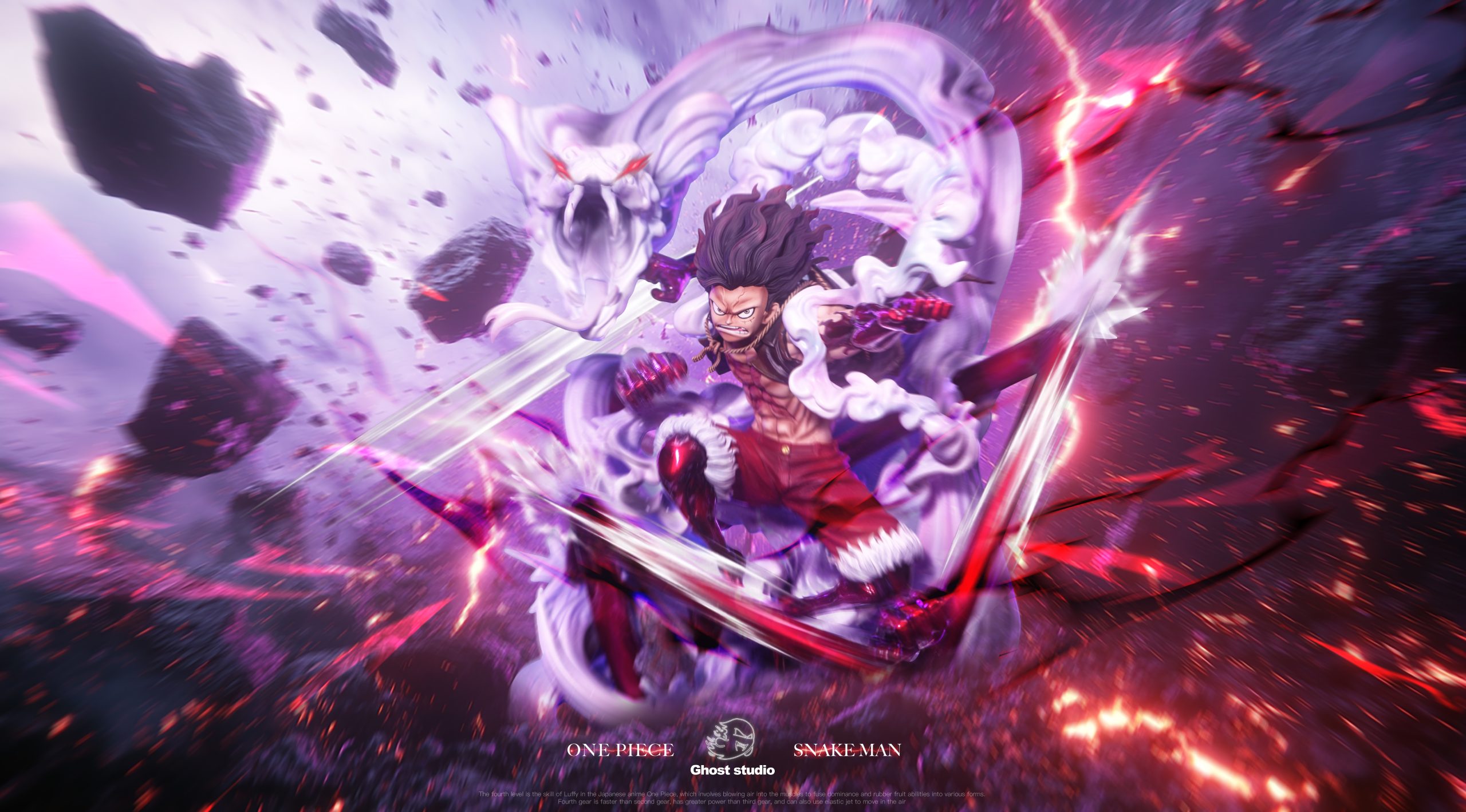 Ghost Studio - One Piece Gear 4 Snake Man Luffy
