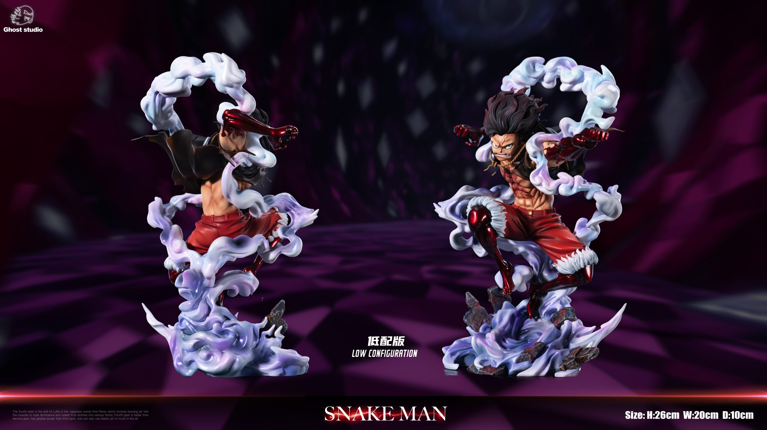 Ghost Studio - One Piece Gear 4 Snake Man Luffy