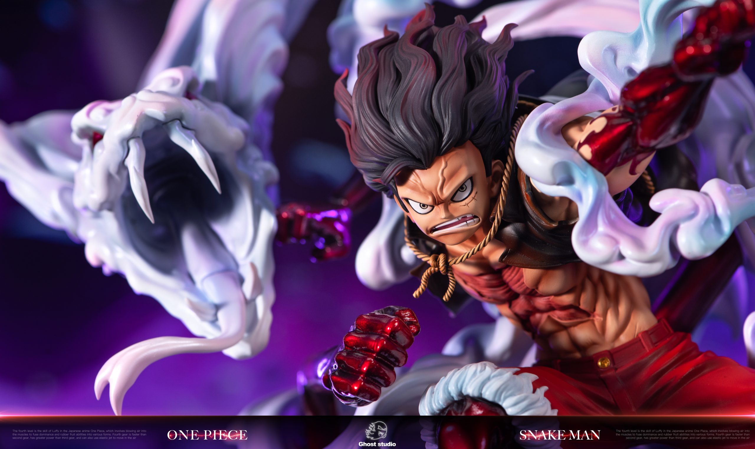 Ghost Studio - One Piece Gear 4 Snake Man Luffy