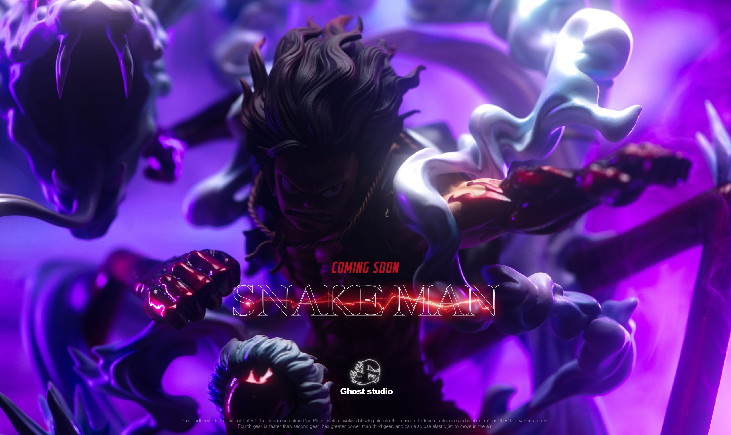 Ghost Studio - One Piece Gear 4 Snake Man Luffy
