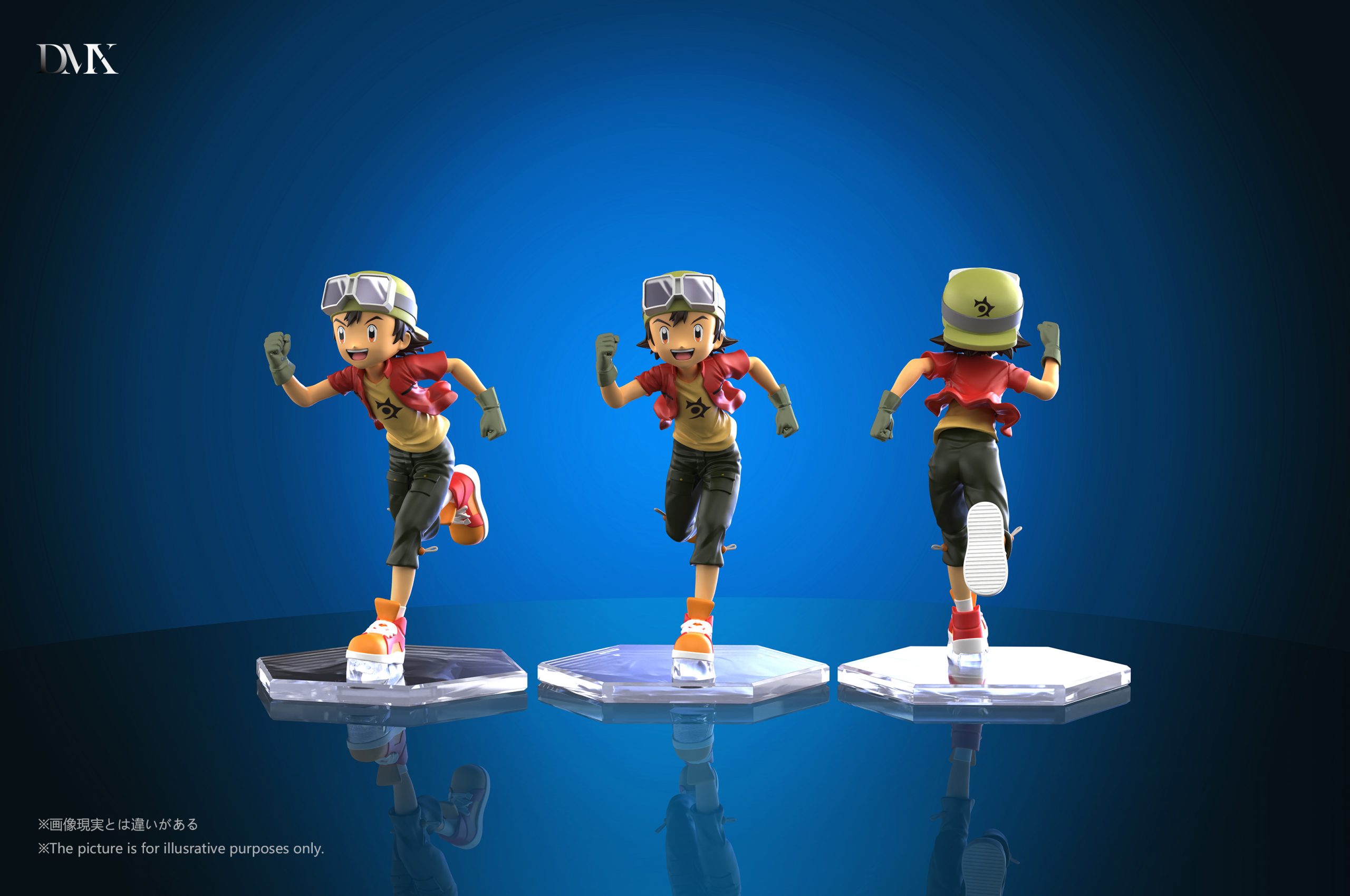 DMX Studio – Digimon Frontier Protagonists Running Set