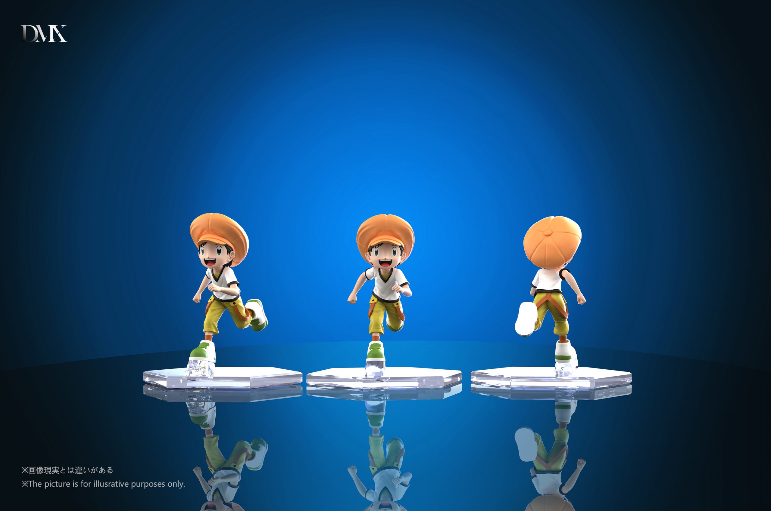 DMX Studio - Digimon Frontier Protagonists Running Set