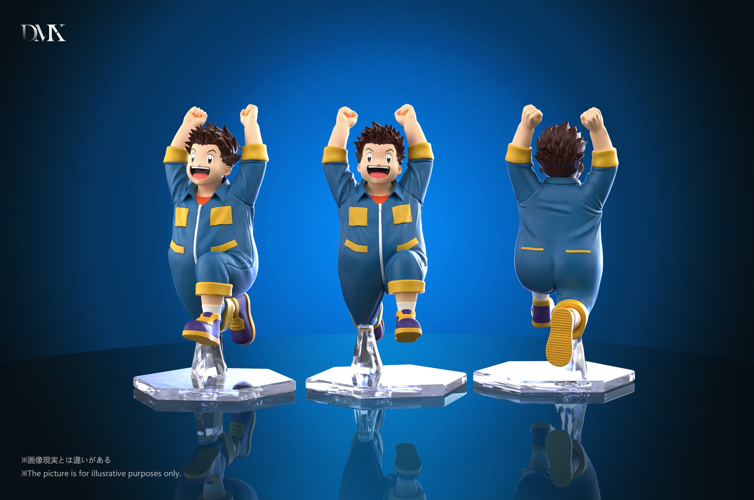 DMX Studio – Digimon Frontier Protagonists Running Set