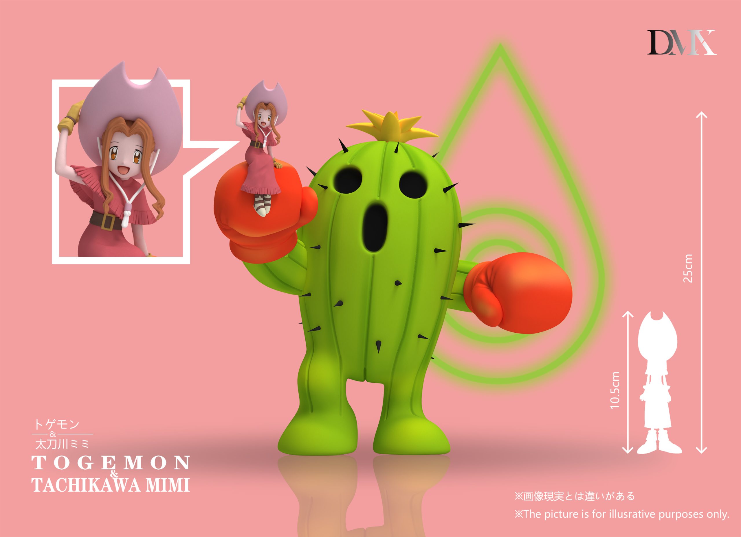 DMX Studio - Digimon Riding Posture Resonance Series Ikkakumon&Joe Kido, Togemon&Mimi Tachikawa