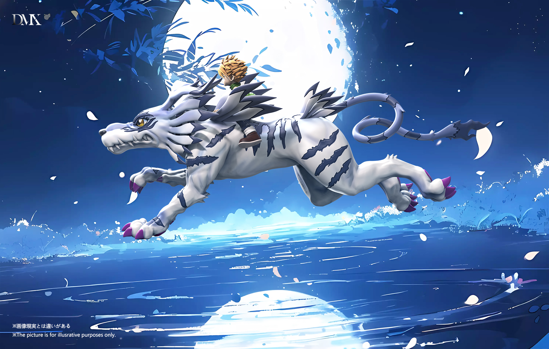 DMX Studio - Digimon Riding Series 7th Series Garurumon & Yamato Ishida