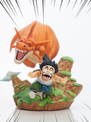 DB Studio - Dragon Ball Dinosaur run after Son Gohan DB Studio - Dragon Ball Dinosaur run after Son Gohan