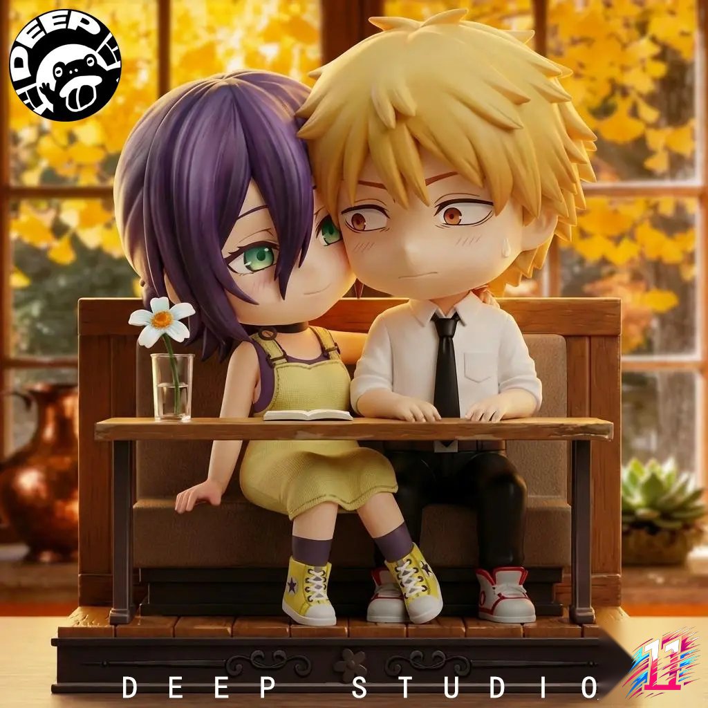 DEEP Studio - Reze X Denji in a Coffee Shop Chainsaw Man