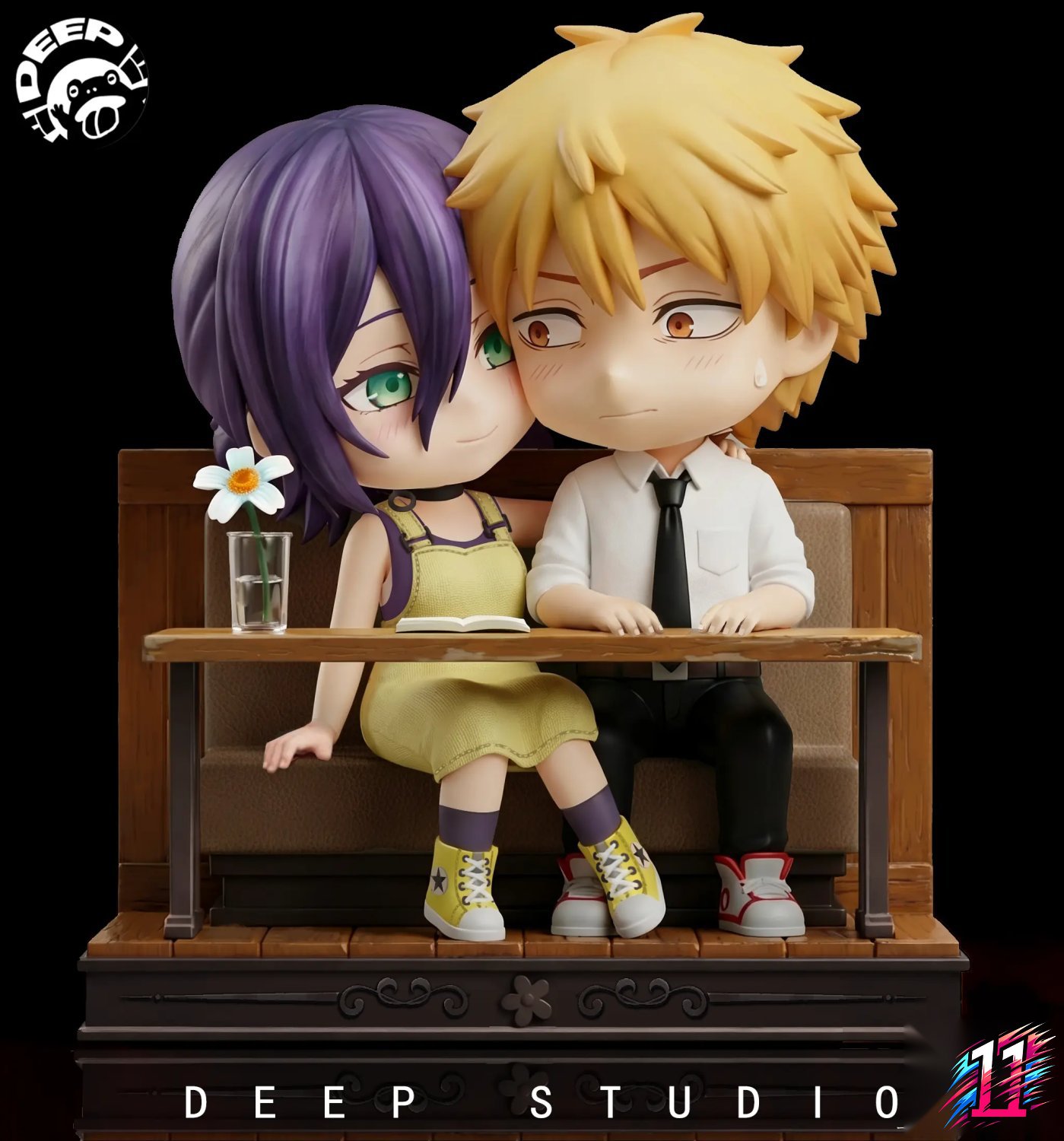 DEEP Studio - Reze X Denji in a Coffee Shop Chainsaw Man