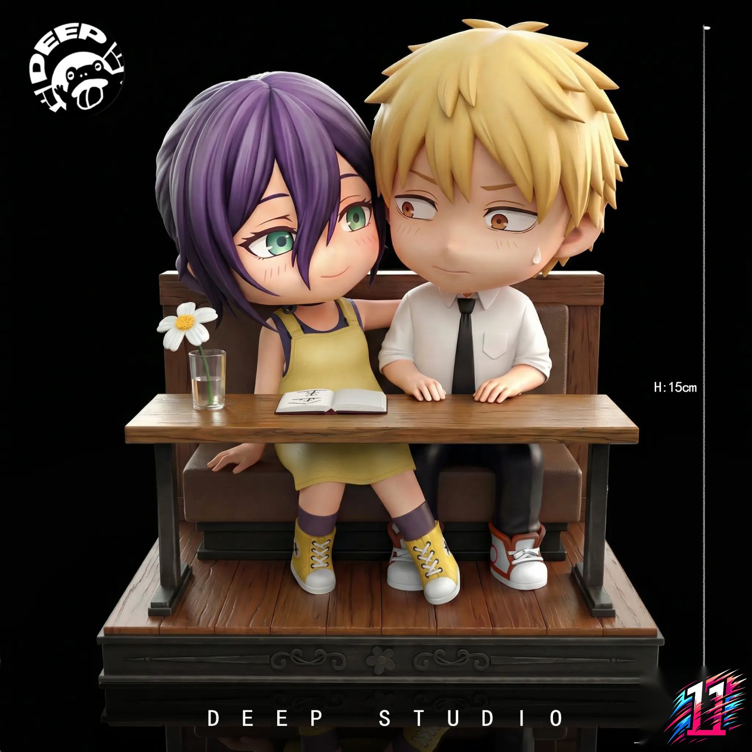 DEEP Studio - Reze X Denji in a Coffee Shop Chainsaw Man