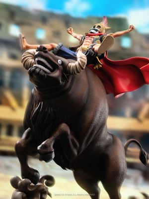 DX Studio - One Piece Monkey D. Luffy on a Bull DX Studio - One Piece Monkey D. Luffy on a Bull