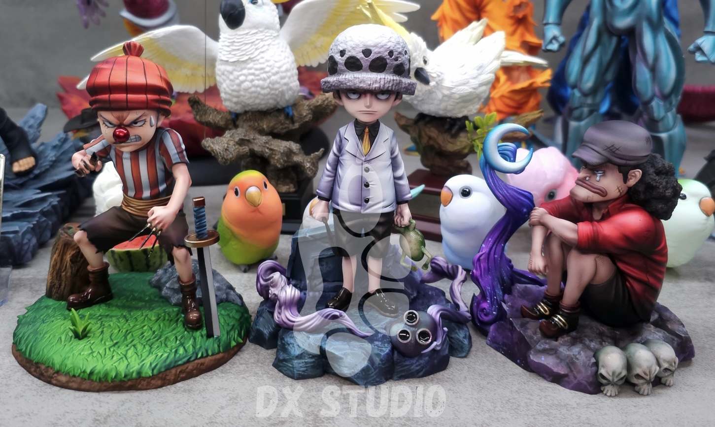 DX Studio - One Piece Childhood Buggy & Law & Blackbeard