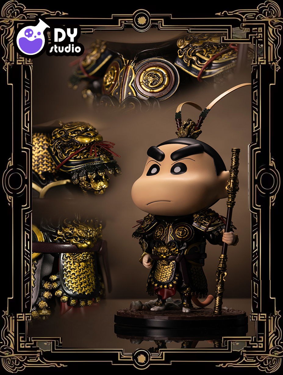 DY Studio - Crayon Shin-chan Black Goku Nohara Shinnosuke Bajie Buriburizaemon