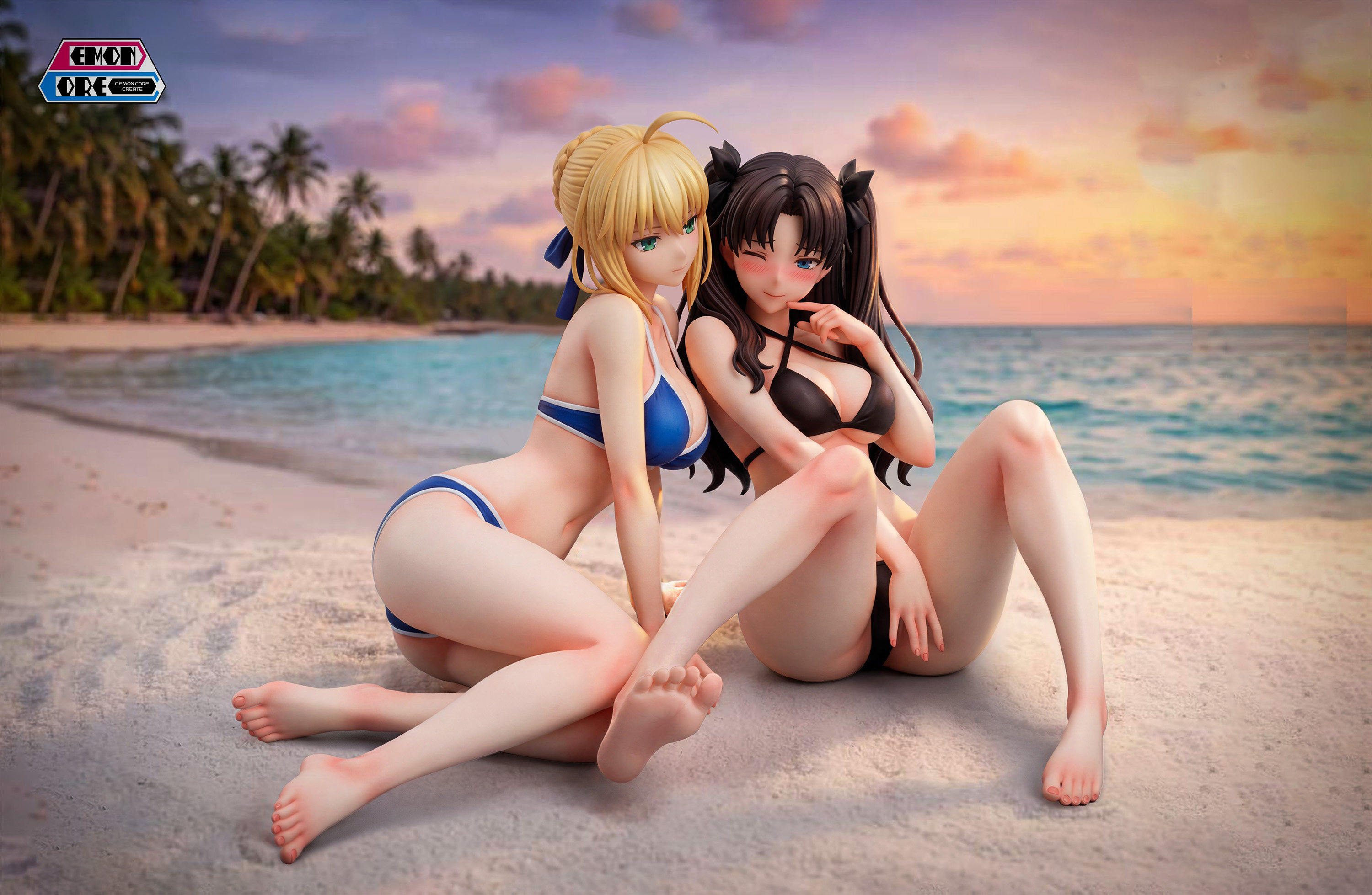 Demon Core Studio - Rin Tohsaka X Artoria Pendragon Fate/stay night