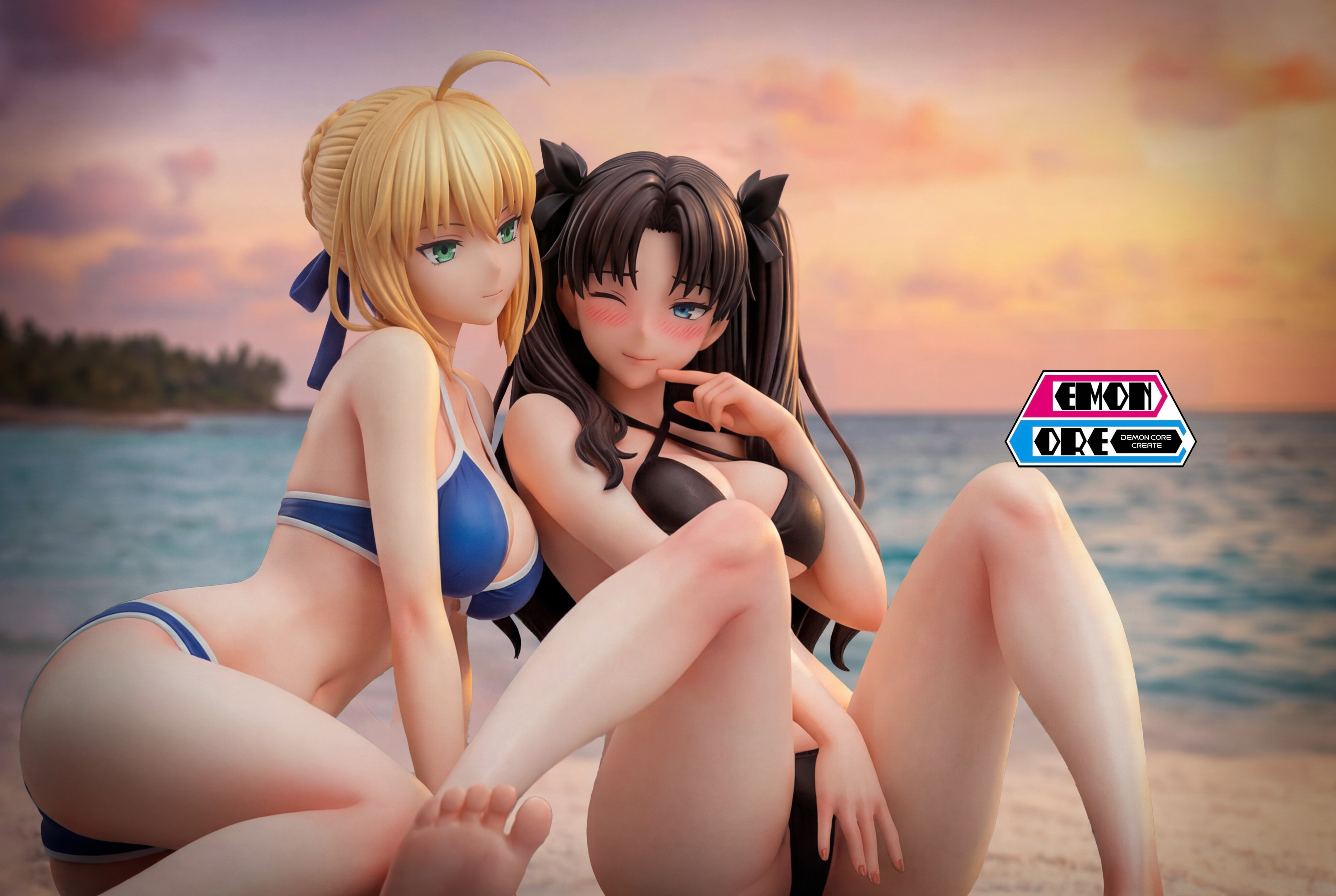 Demon Core Studio - Rin Tohsaka X Artoria Pendragon Fate/stay night