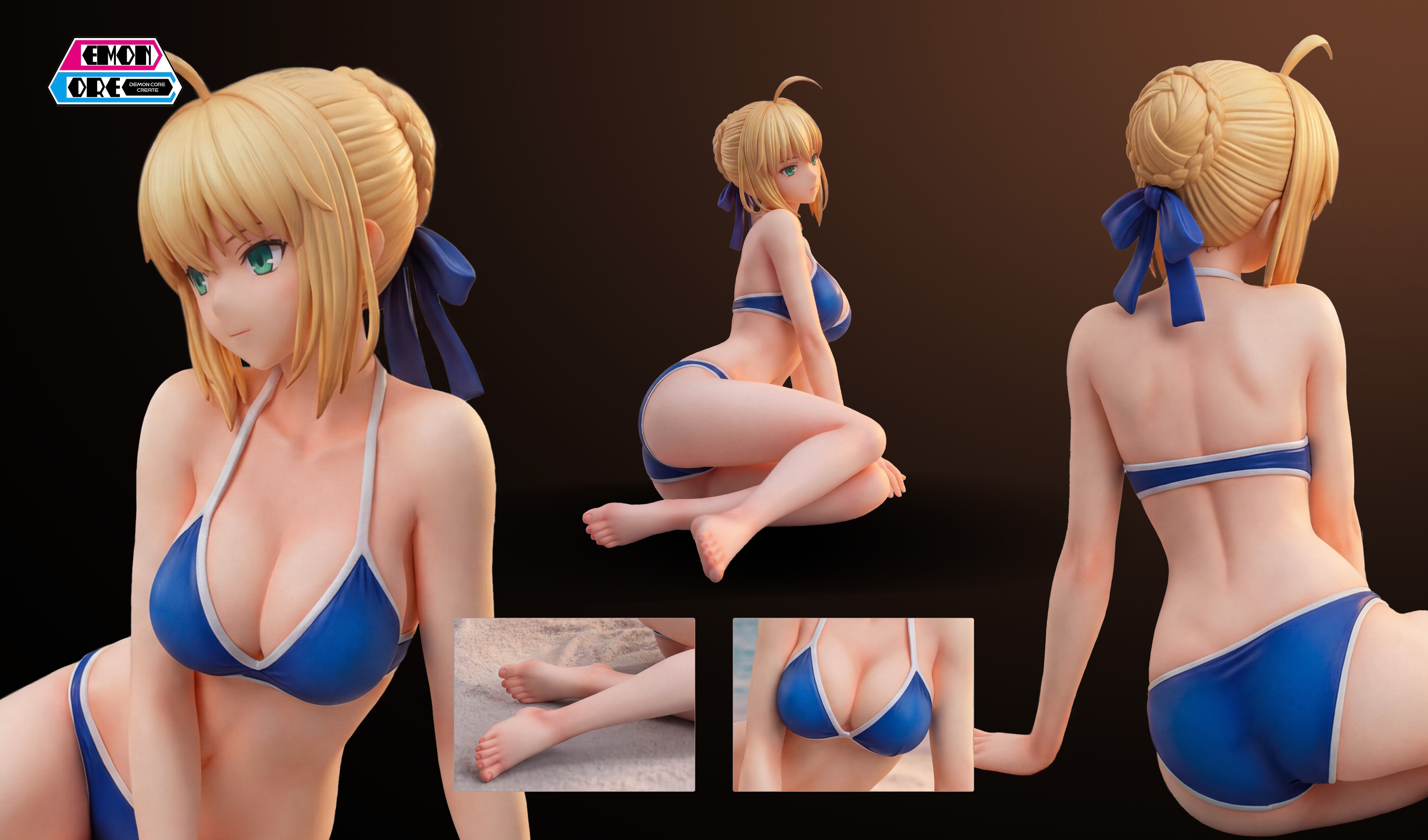 Demon Core Studio - Rin Tohsaka X Artoria Pendragon Fate/stay night