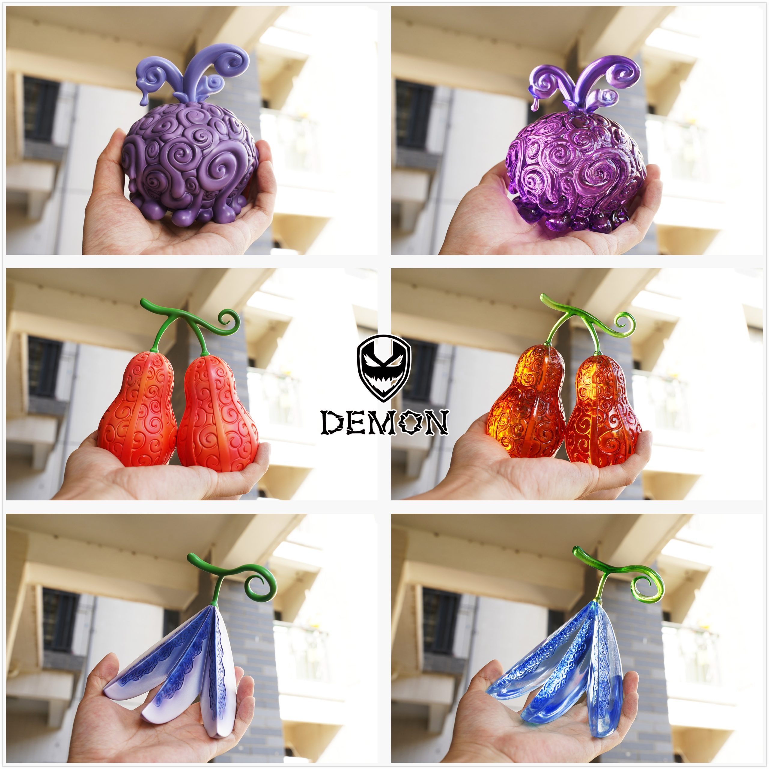 Demon Studio - One Piece Devil Fruits #14 normal proportions Doku Doku no Mi & Mane Mane no Mi & Supa Supa no Mi