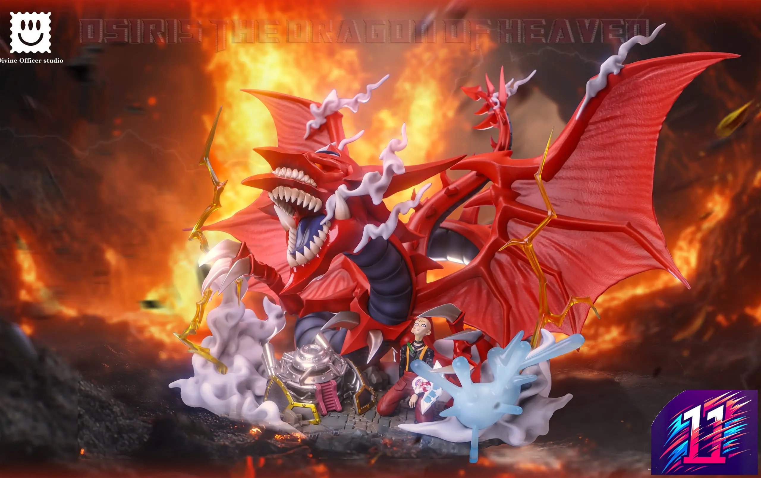 Divine Officer Studio - The Three Phantom Gods Series #2 Slifer the Sky Dragon & Silent Doll Yu-Gi-Oh