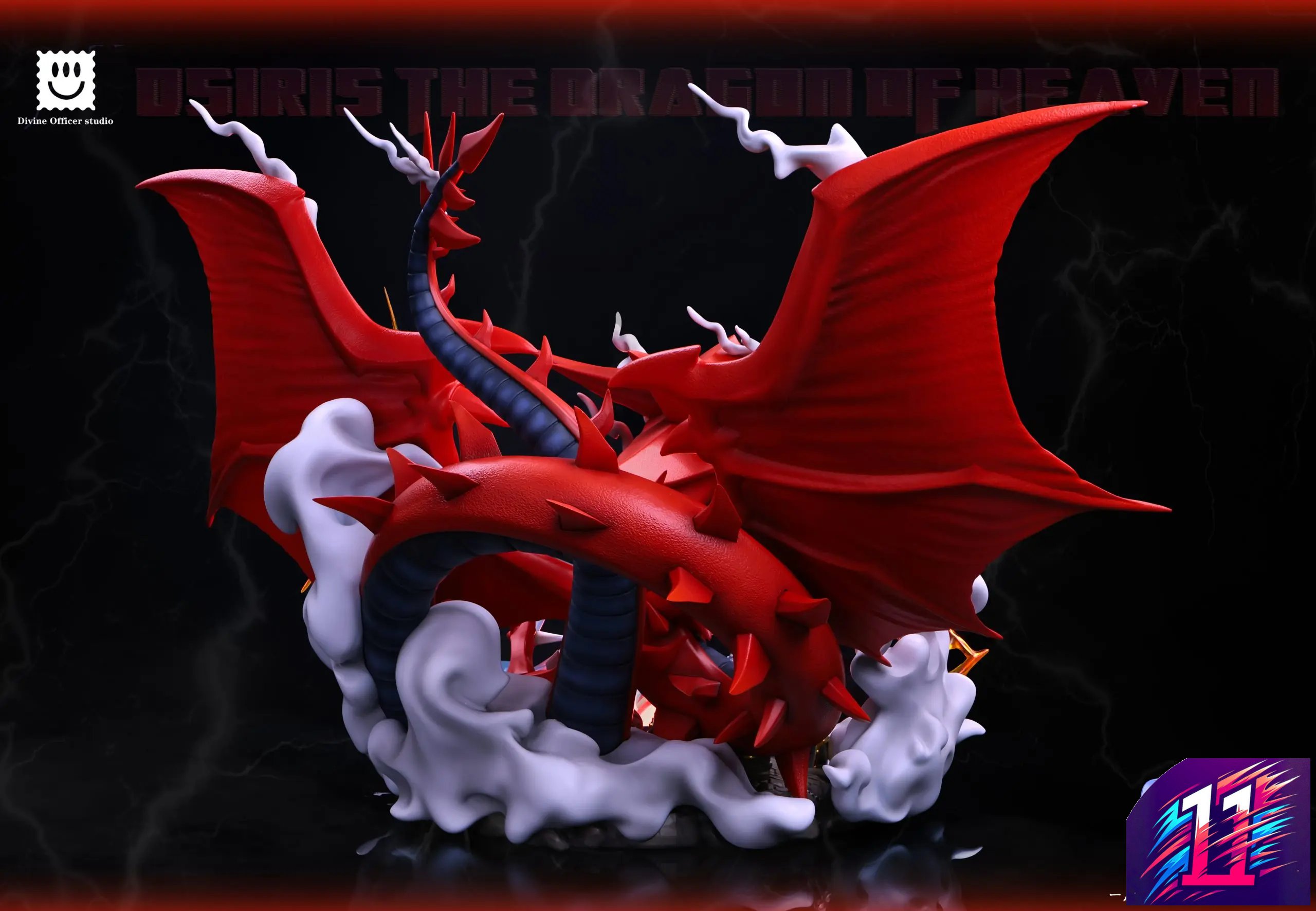 Divine Officer Studio - The Three Phantom Gods Series #2 Slifer the Sky Dragon & Silent Doll Yu-Gi-Oh