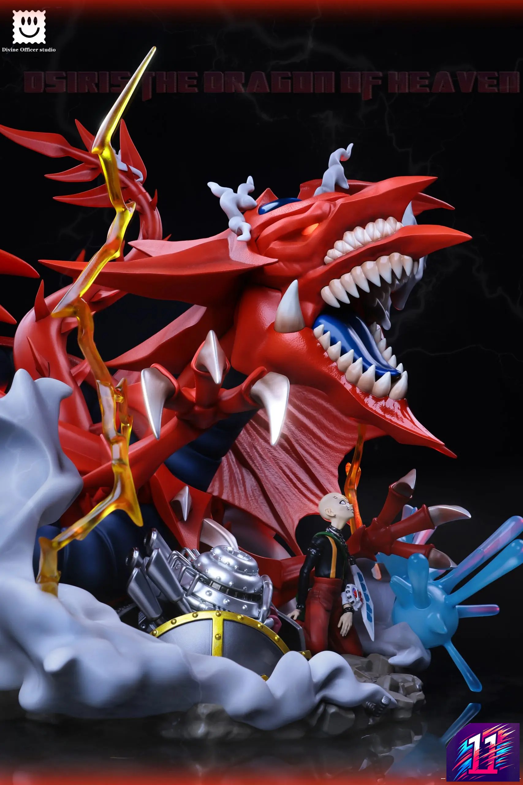 Divine Officer Studio - The Three Phantom Gods Series #2 Slifer the Sky Dragon & Silent Doll Yu-Gi-Oh