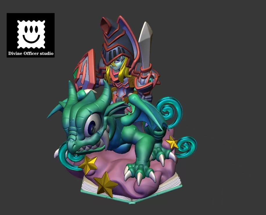 Divine Officer Studio - Yu-Gi-Oh! Cartoon Series 1st Timaeus Black Magician & Black Witch