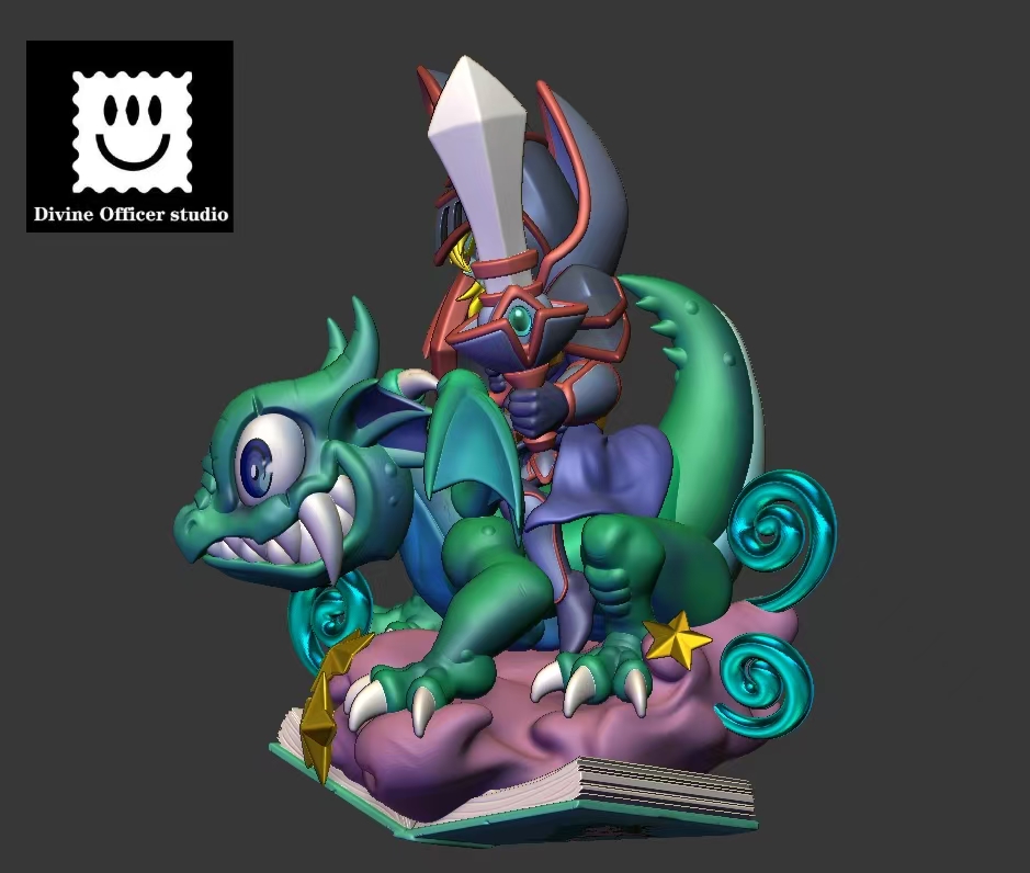 Divine Officer Studio - Yu-Gi-Oh! Cartoon Series 1st Timaeus Black Magician & Black Witch