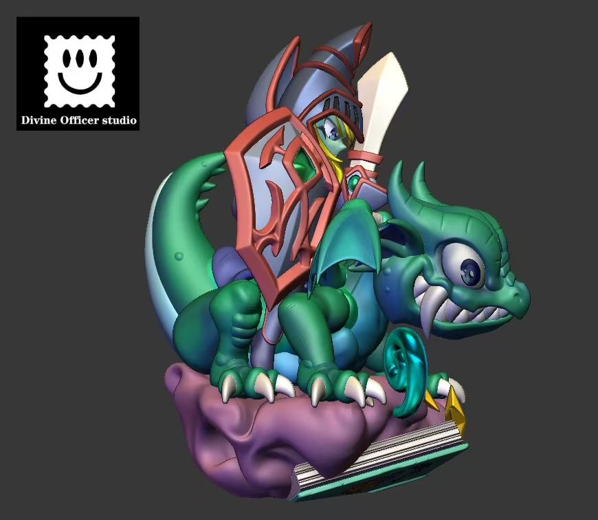 Divine Officer Studio - Yu-Gi-Oh! Cartoon Series 1st Timaeus Black Magician & Black Witch