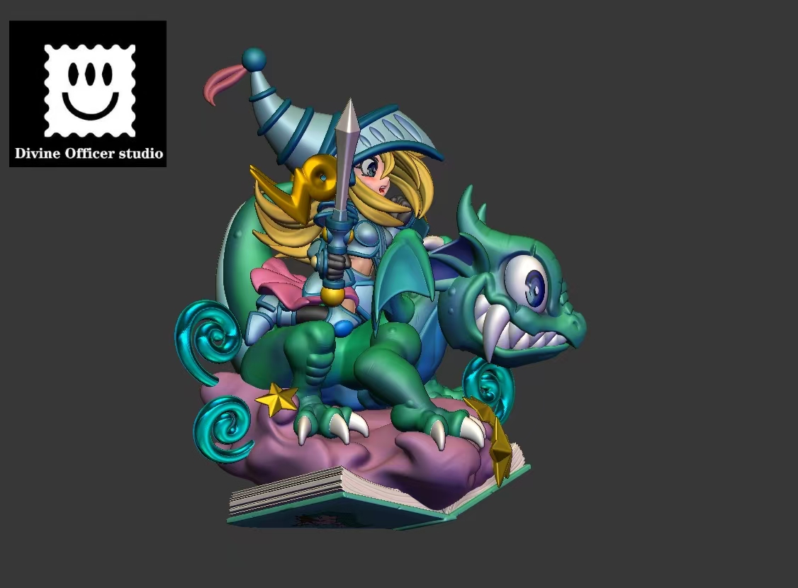 Divine Officer Studio - Yu-Gi-Oh! Cartoon Series 1st Timaeus Black Magician & Black Witch