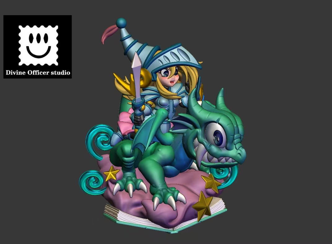 Divine Officer Studio - Yu-Gi-Oh! Cartoon Series 1st Timaeus Black Magician & Black Witch