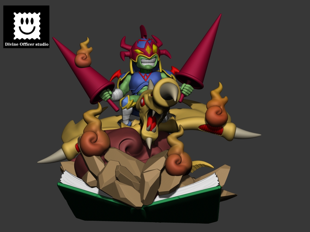 Divine Officer Studio - Yu-Gi-Oh Cartoon Gaia the Dragon Champion