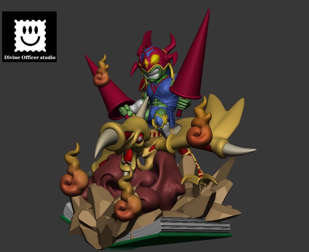 Divine Officer Studio - Yu-Gi-Oh Cartoon Gaia the Dragon Champion