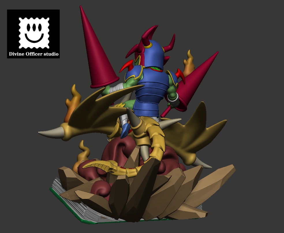 Divine Officer Studio - Yu-Gi-Oh Cartoon Gaia the Dragon Champion