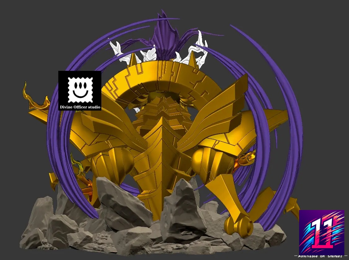 Divine Officer Studio - Yu-Gi-Oh The Three Phantom Gods Series #1 Fusion Marik Ishtar & The Winged Dragon of Ra