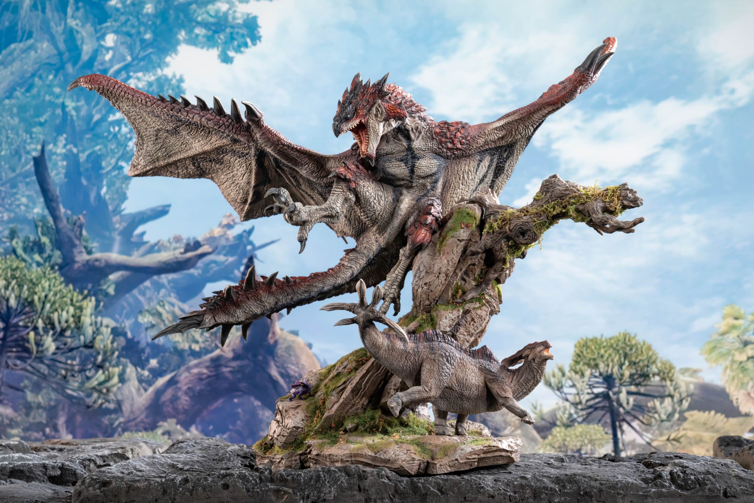 Dragon Frontier Studio - Monster Hunter Rathalos & Azure Rathalos & Silver Rathalos