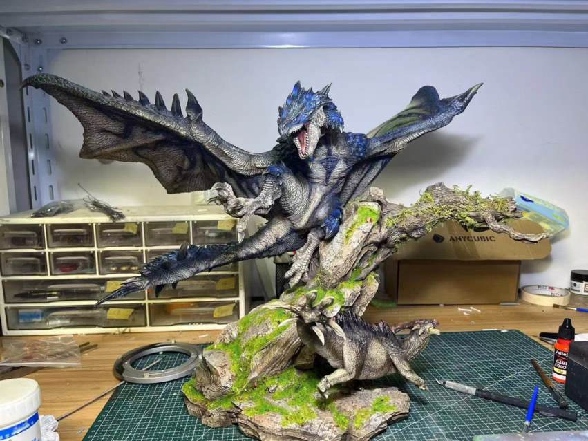 Dragon Frontier Studio - Monster Hunter Rathalos & Azure Rathalos & Silver Rathalos
