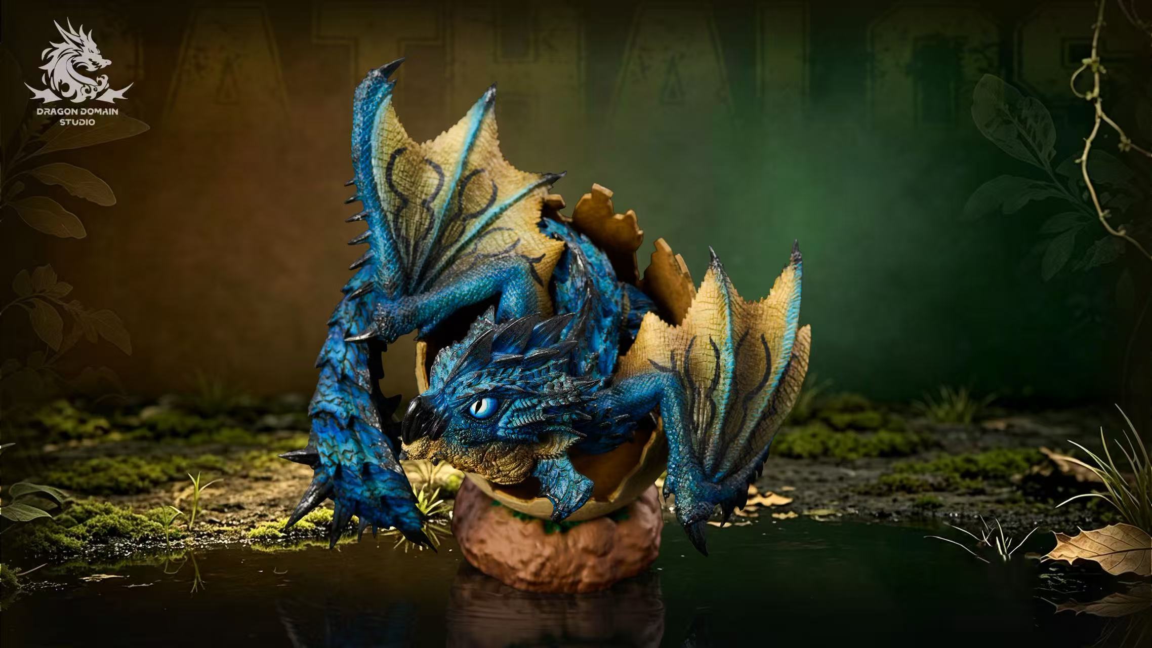 Dragon Realm Studio - Newborn Egg Series Rathalos X Rathian Family Set Monster Hunter