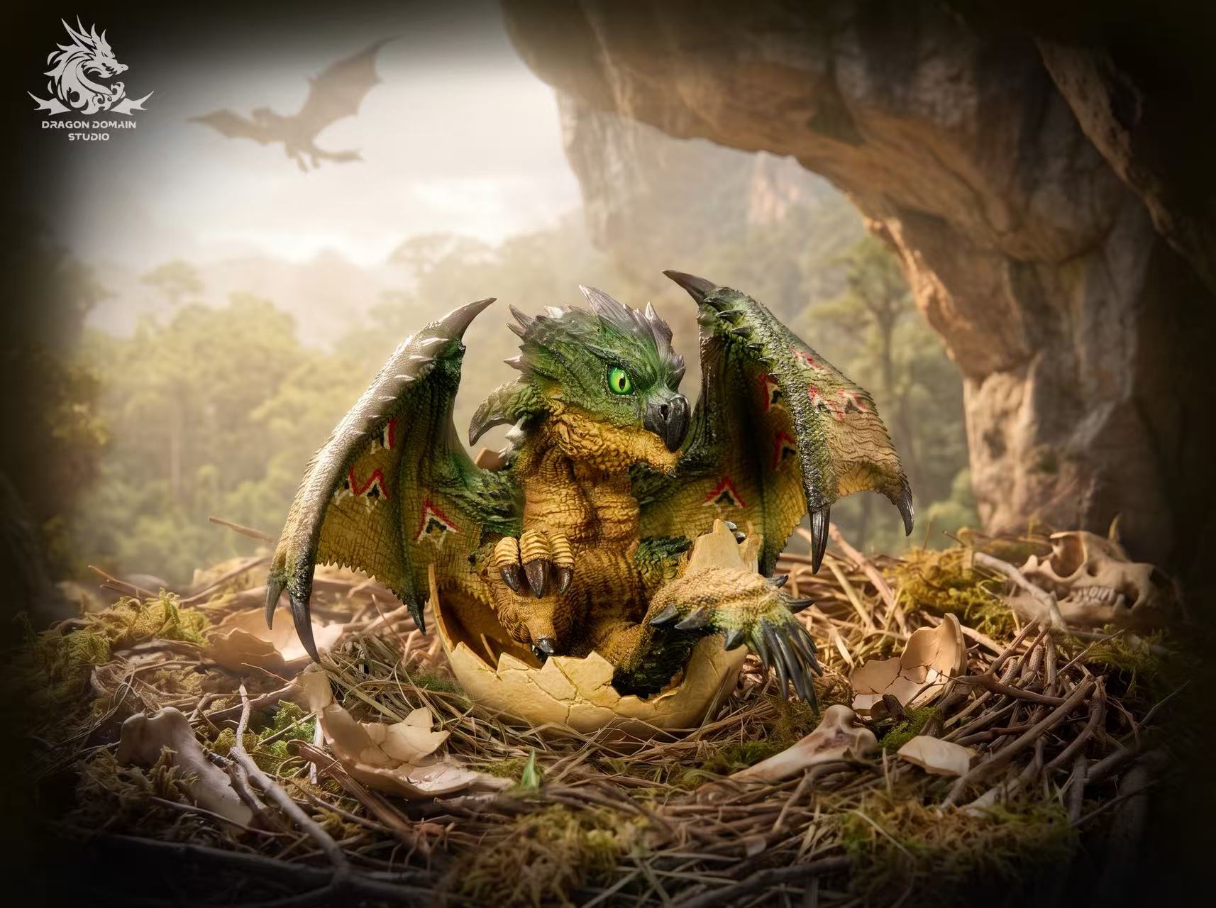 Dragon Realm Studio - Newborn Egg Series Rathalos X Rathian Family Set Monster Hunter
