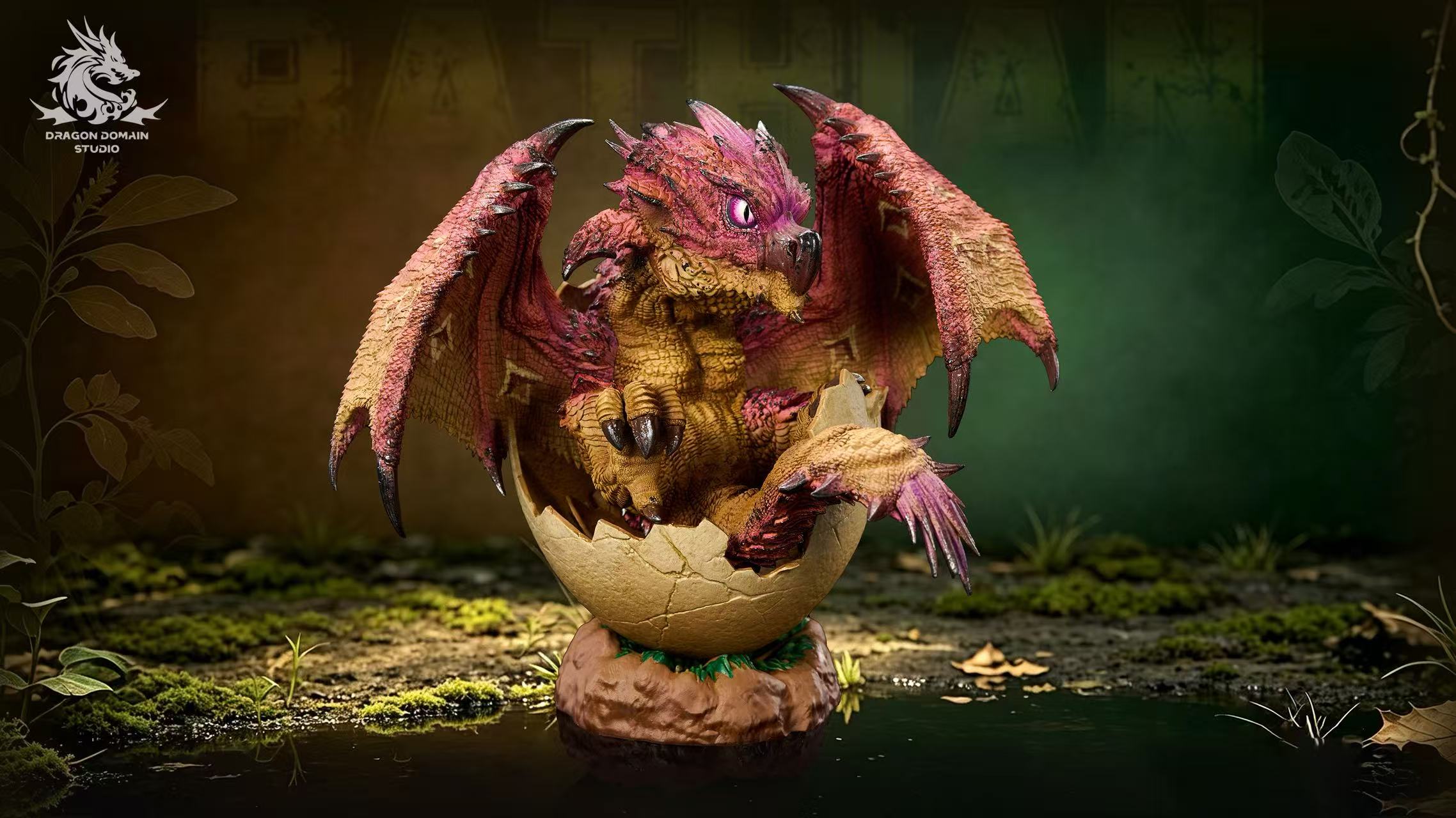 Dragon Realm Studio - Newborn Egg Series Rathalos X Rathian Family Set Monster Hunter