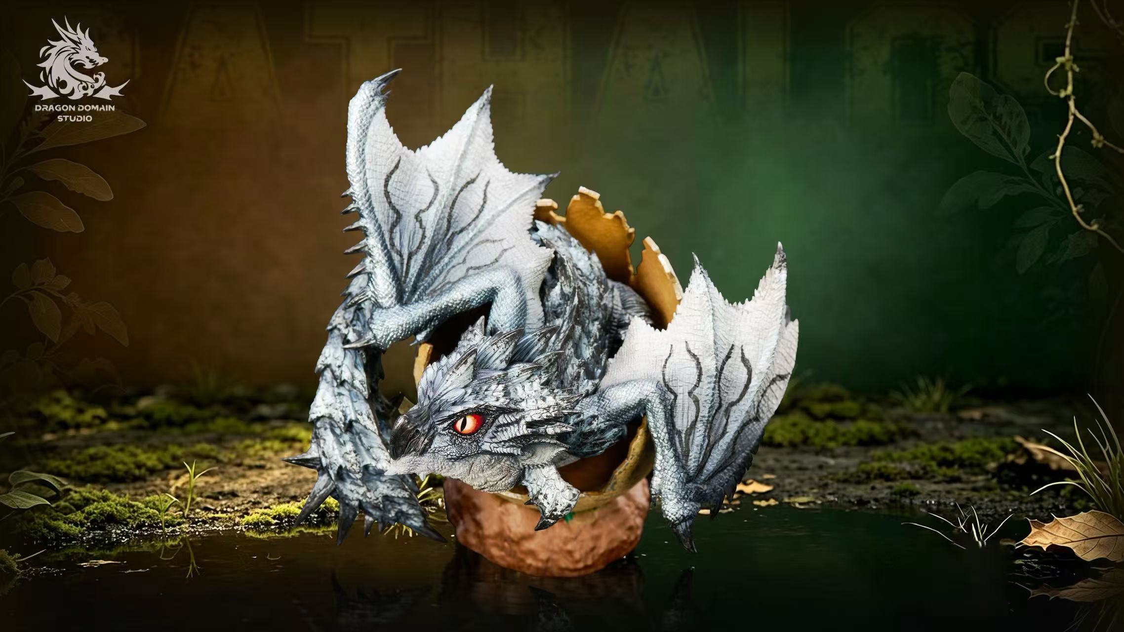 Dragon Realm Studio - Newborn Egg Series Rathalos X Rathian Family Set Monster Hunter