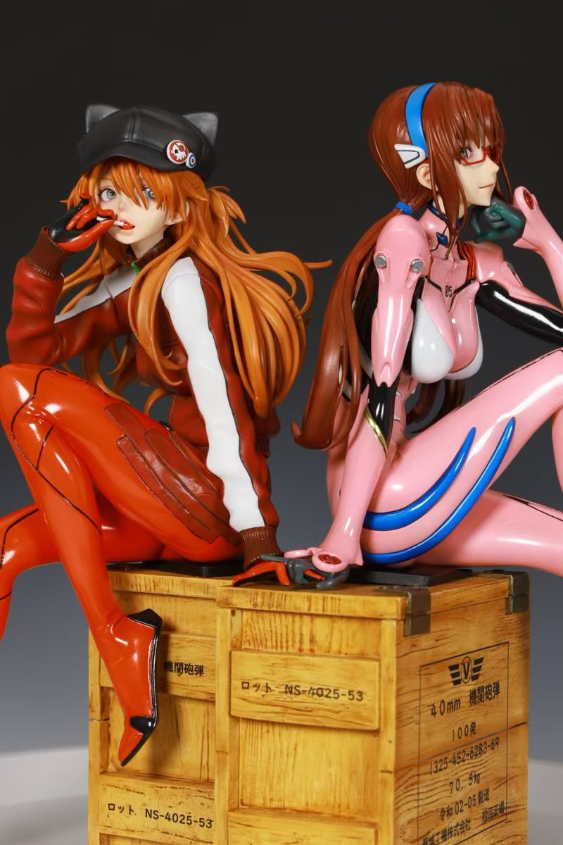 Dragon Stone Studio - Neon Genesis Evangelion Asuka Langley Soryu & Mari Makinami Illustrious