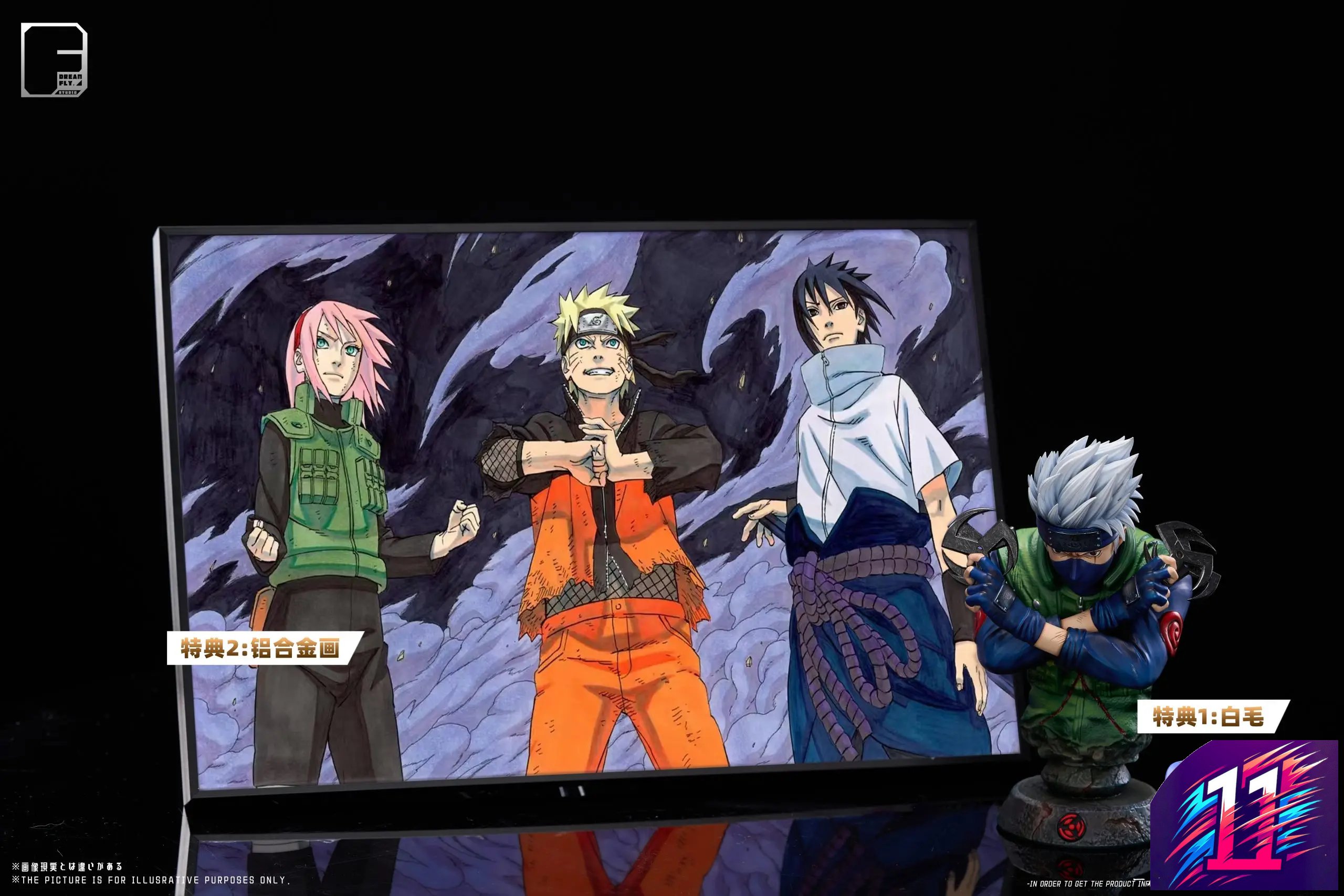 Dream Fly Studio - Team 7 #3 Naruto X #4 Sakura X #5 Sasuke Naruto