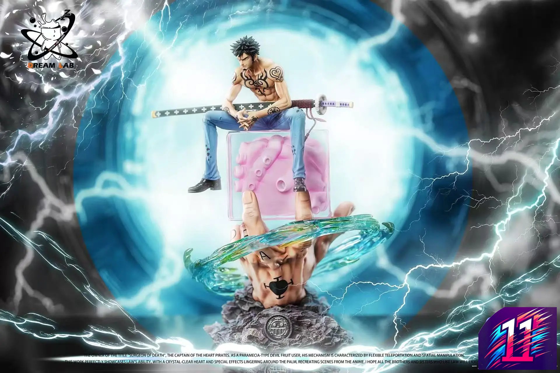 Dream Lab Studio - Trafalgar D. Water Law %27Heart DLC Only One Piece
